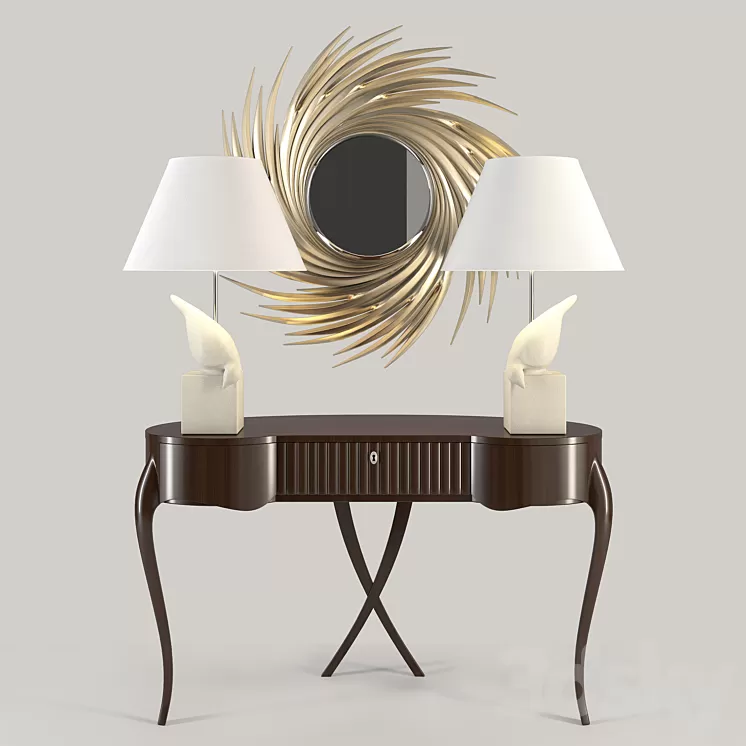 The Petit Bureau secretary from Christopher Guy 3D Model The Petit Bureau secretary from Christopher Guy 3D Model