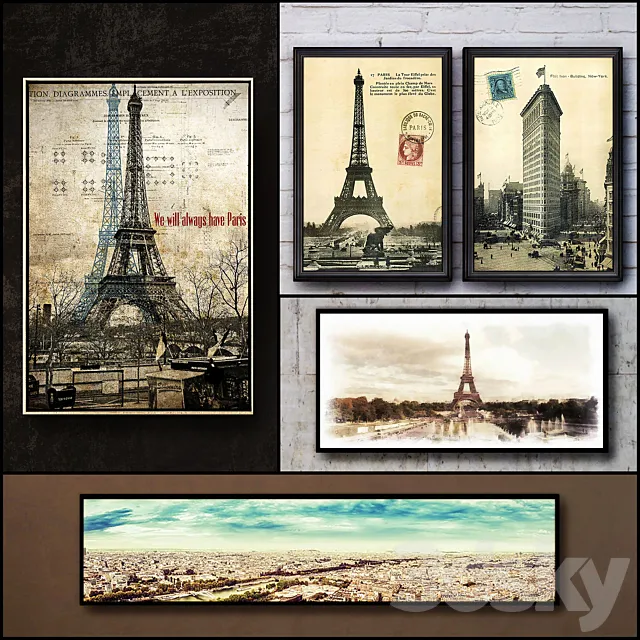 The picture in the frame. 106. Collection Architecture 3D Model The picture in the frame. 106. Collection Architecture 3D Model