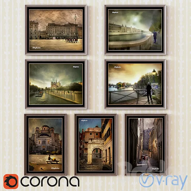 The picture in the frame 3DModel The picture in the frame 3DModel