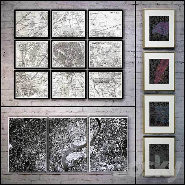 The picture in the frame: a collection 58. Map 3DModel