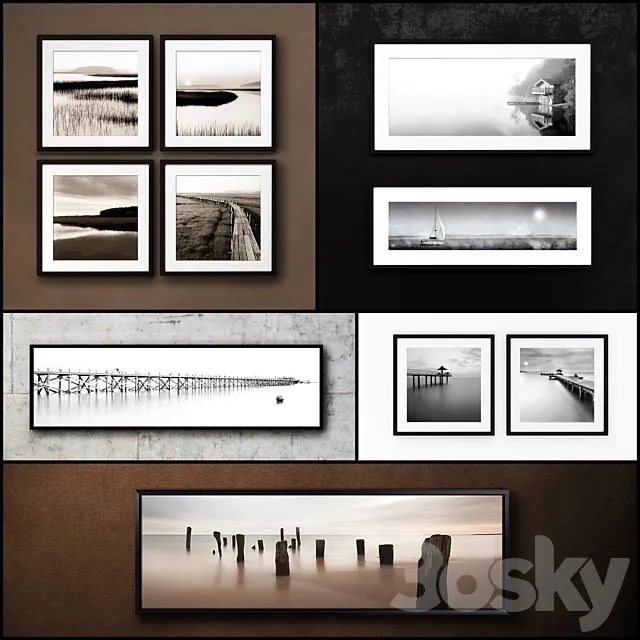The picture in the frame: a collection of 91 photo frame 3DModel The picture in the frame: a collection of 91 photo frame 3DModel