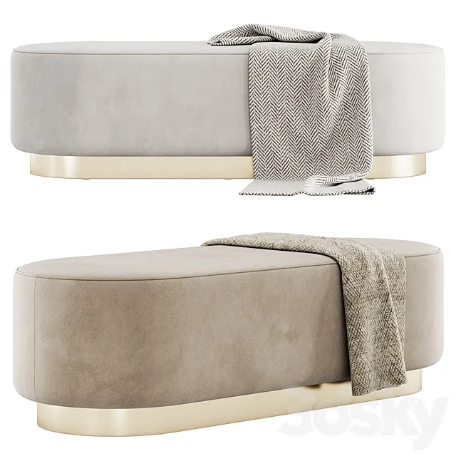 The Pill Ottoman by Mod Shop 3D Model The Pill Ottoman by Mod Shop 3D Model