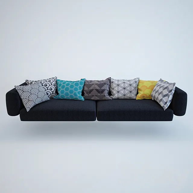 The pillows on the sofa! 3D Model The pillows on the sofa! 3D Model