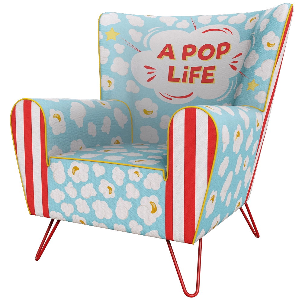 The Pop Label – Armchair A pop life 3D Model The Pop Label – Armchair A pop life 3D Model