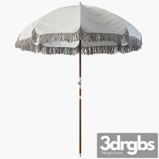 The Premium Beach Umbrella 1 3D Model Download