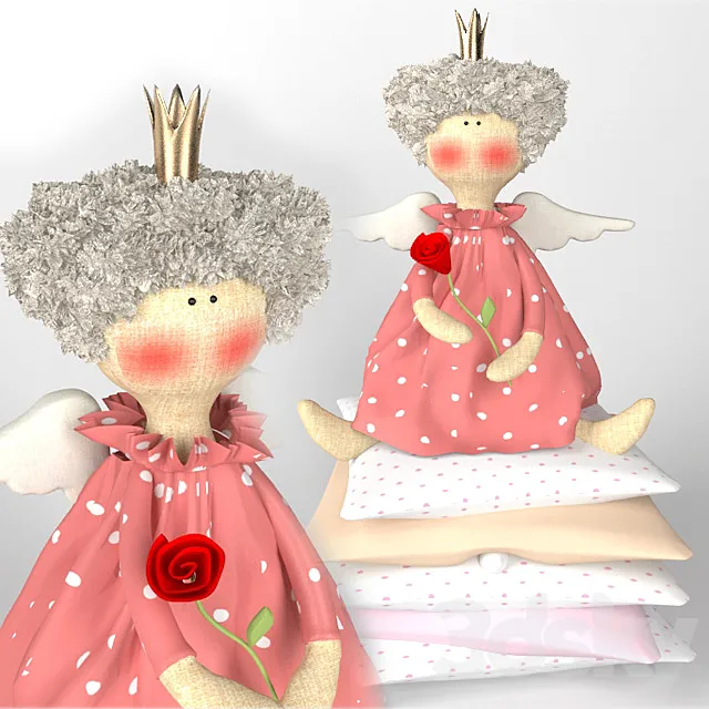 The Princess and the pea 3DModel The Princess and the pea 3DModel