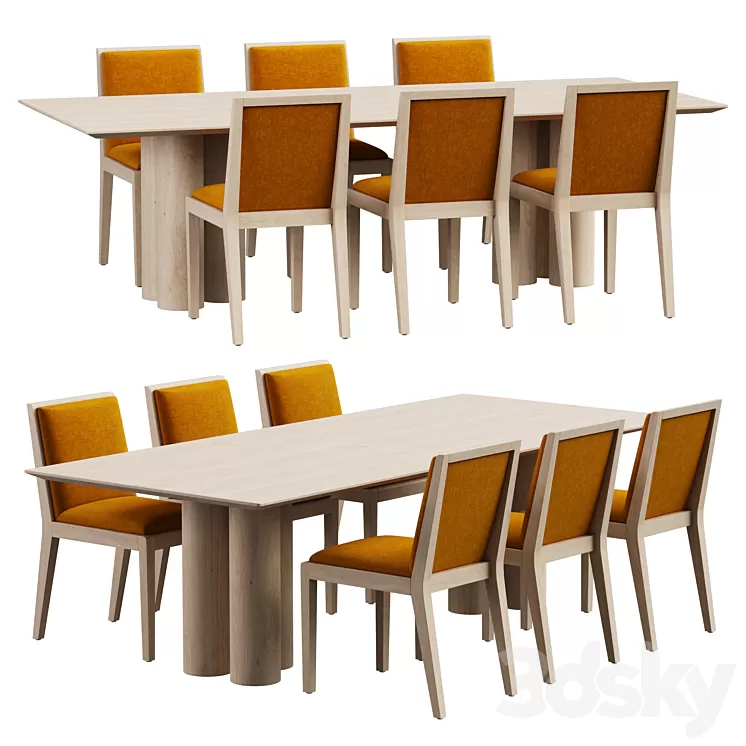 The Ready dining table 3D Model Free Download