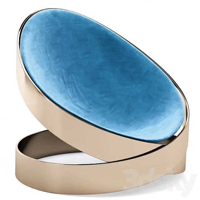 The Relax Lounge Chair by Kamil Kurka 3D Model