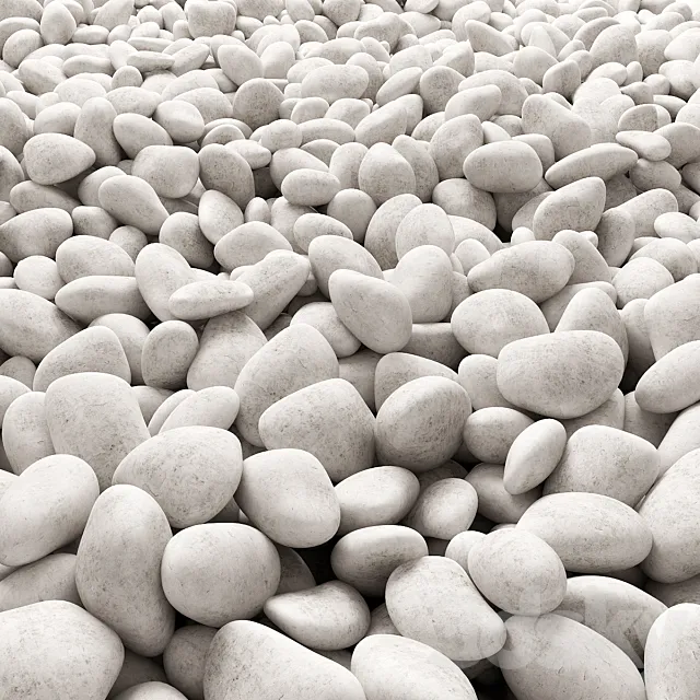 The road from pebbles 3DModel