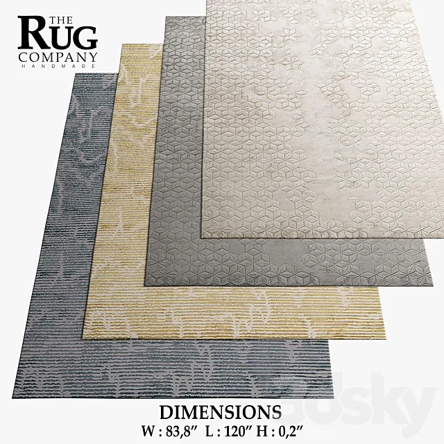 The Rug Company Rugs_32 3D Model The Rug Company Rugs_32 3D Model