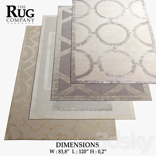 The Rug Company Rugs_35 3D Model The Rug Company Rugs_35 3D Model