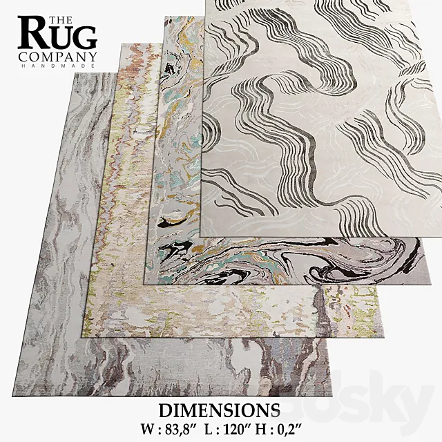 The Rug Company Rugs_41 3D Model The Rug Company Rugs_41 3D Model