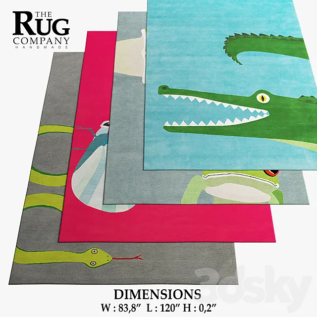 The Rug Company Rugs_51 3D Model The Rug Company Rugs_51 3D Model
