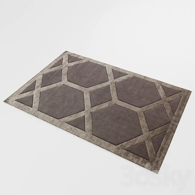 The Rug Company Suzanne Sharp Cora 3DModel The Rug Company Suzanne Sharp Cora 3DModel