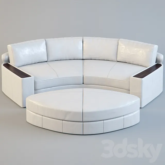 The semi-circular sofa PD-01 3DModel The semi-circular sofa PD-01 3DModel