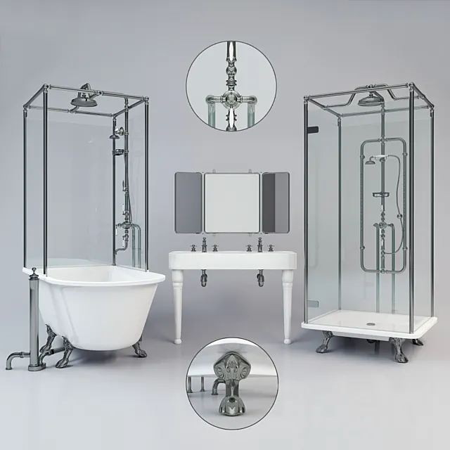 The set of Sanitary Technique Arcade 3D Model The set of Sanitary Technique Arcade 3D Model