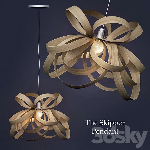 THE SKIPPER PENDANT 3D Model THE SKIPPER PENDANT 3D Model