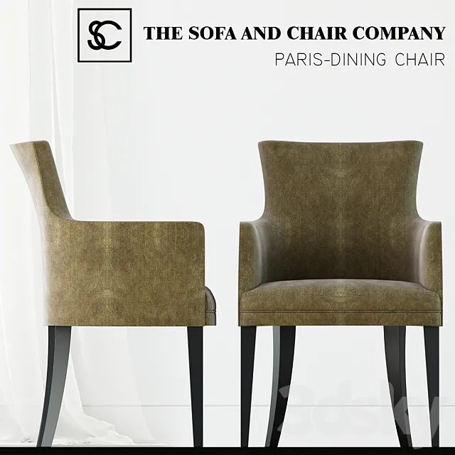THE SOFA AND CHAIR COMPANY – PARIS CARVER 3DModel