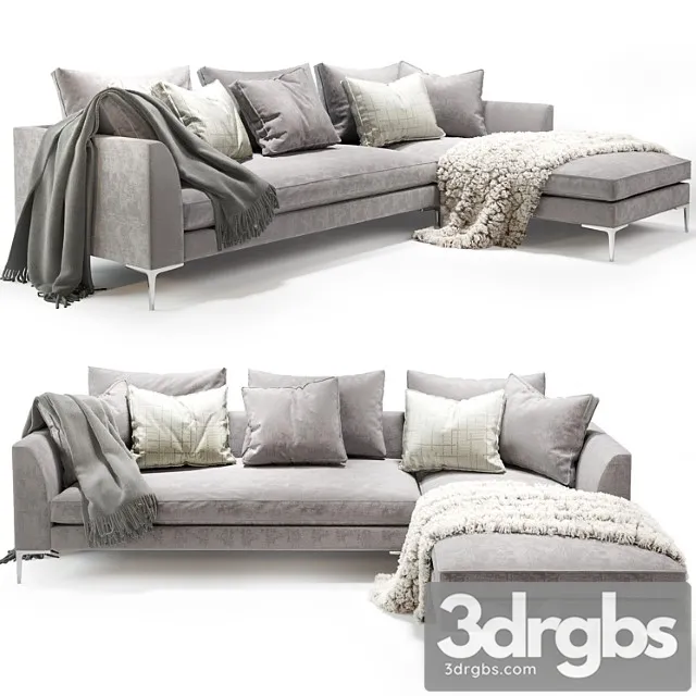 The Sofa And Chair Company Picasso Corner Sofa 1 3D Model Download