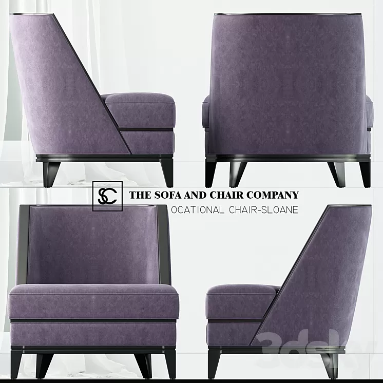 THE SOFA AND CHAIR COMPANY – SLOANE 3D Model