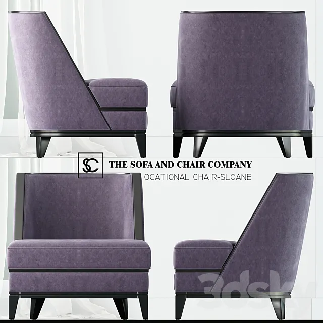THE SOFA AND CHAIR COMPANY – SLOANE 3DModel
