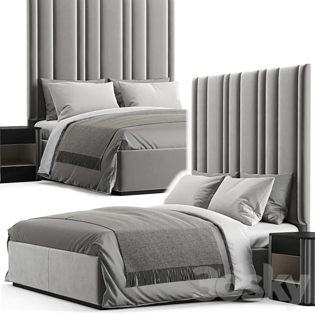 The Sofa And Chair Company Theo Bed 3D Model The Sofa And Chair Company Theo Bed 3D Model