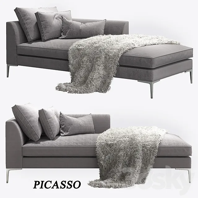 The Sofa and Chair Company_PICASSO_Chaise Lounge 3DModel The Sofa and Chair Company_PICASSO_Chaise Lounge 3DModel