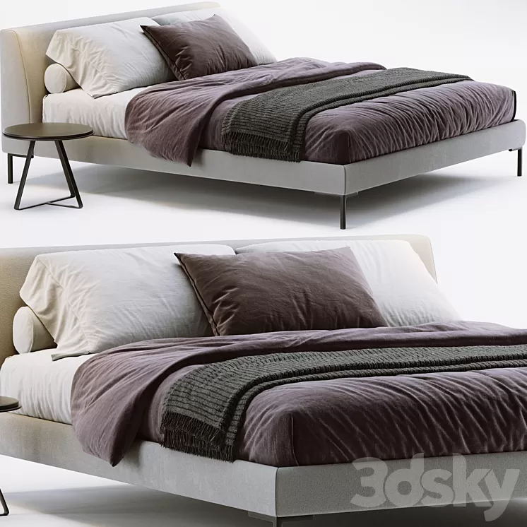 The Sofa and Chair Picasso Bed 3D Model