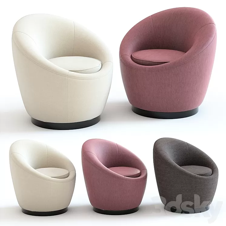 The Sofa & Chair Bailey Armchair 3D Model