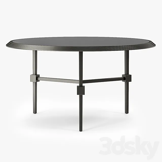 The Sofa & Chair Company Emblem Black Dia 70 3D Model