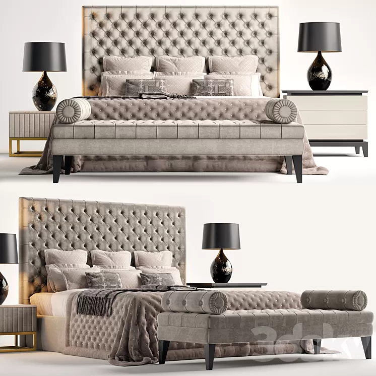 The Sofa & Chair Company Rossini Bed 3D Model