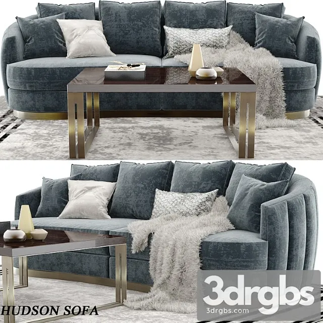 The sofa & chair company set 2 3D Model Download