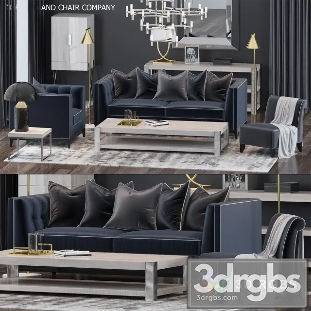 The Sofa Chair Company Set 3 3D Model Download