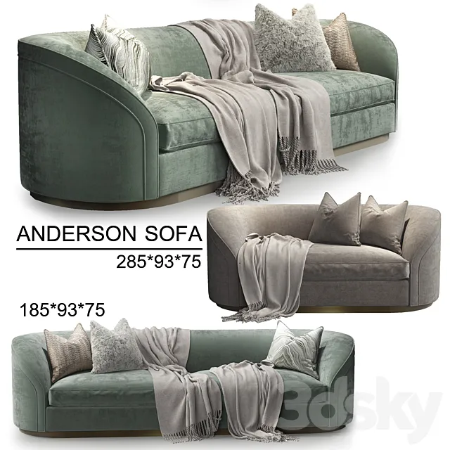 The Sofa & Chair Company_ANDERSON sofa 3DModel The Sofa & Chair Company_ANDERSON sofa 3DModel