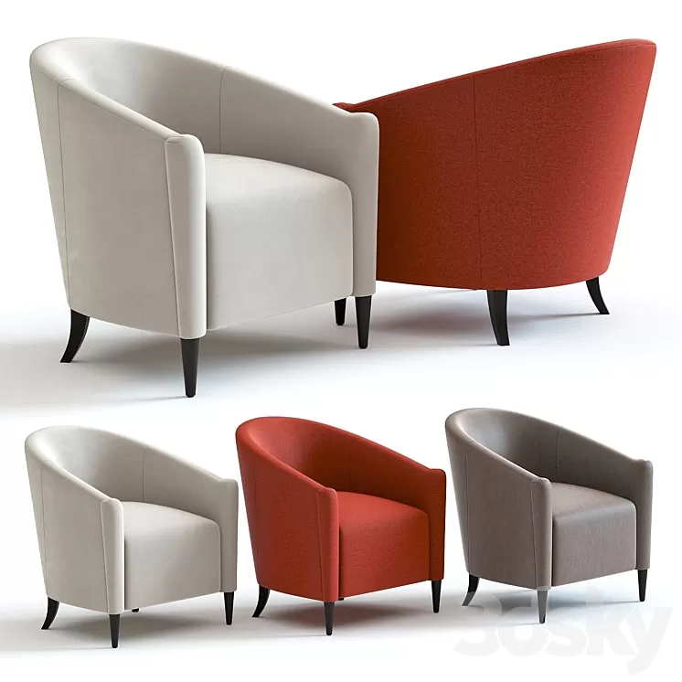 The Sofa & Chair Greco Armchair 3D Model