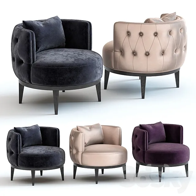 The Sofa & Chair Oscar Armchair 3DModel