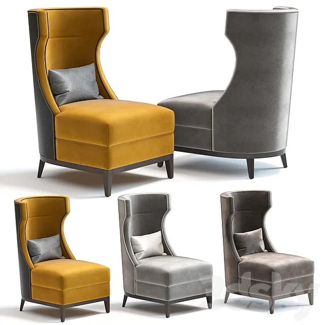 The Sofa & Chair Parker Armchair 3DModel