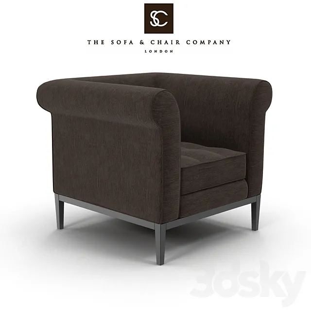 The Sofa&Chair Co Rubens Armchair 3D Model