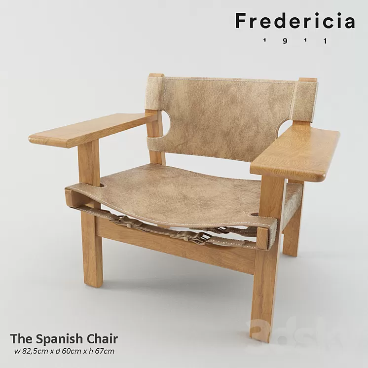 The Spanish Chair 3D Model