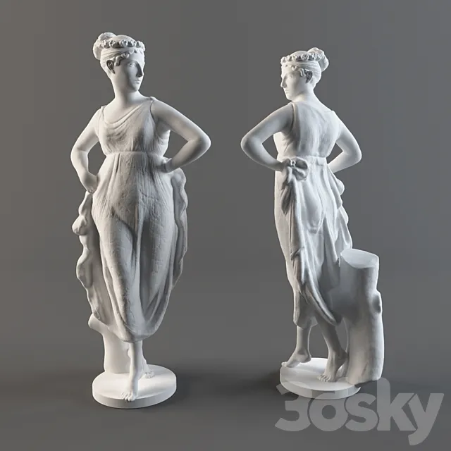 The statue “Dancer” 3D Model