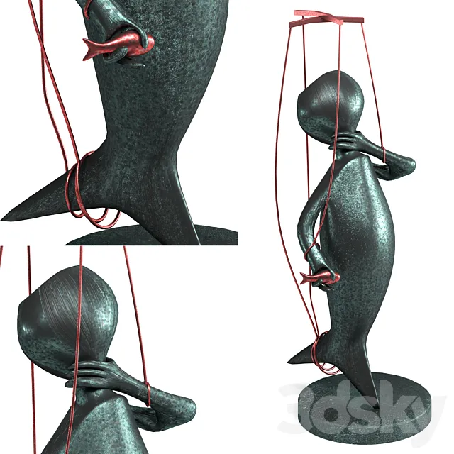 The statue of suffocation 3DModel