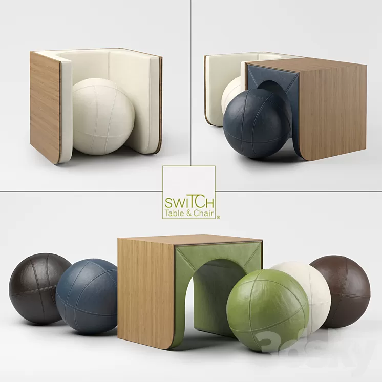 The SwiTCh Table and Chair 3D Model The SwiTCh Table and Chair 3D Model