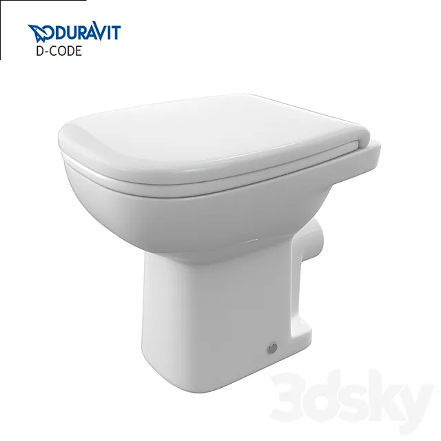 The toilet floor Duravit. 3DModel The toilet floor Duravit. 3DModel