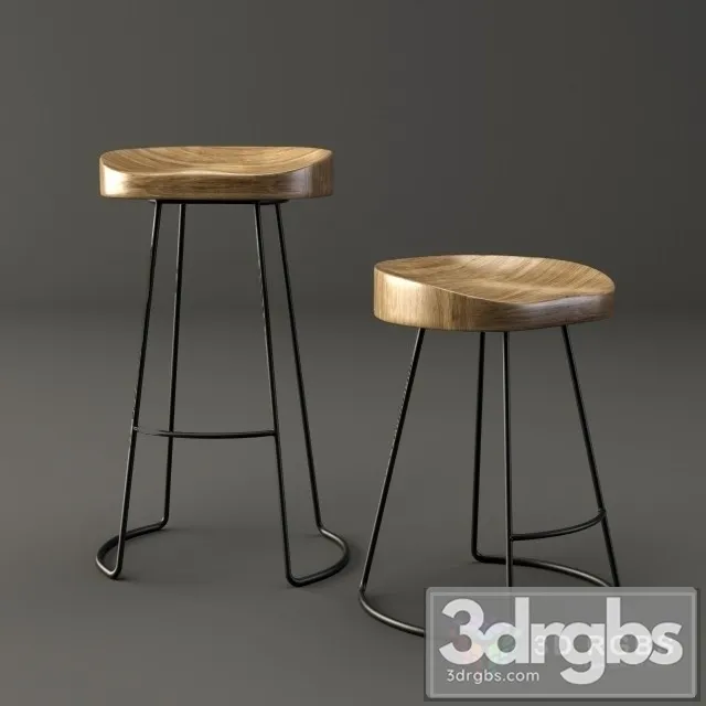 The Tractor Bar Dining Stool 3D Model Download The Tractor Bar Dining Stool 3D Model Download