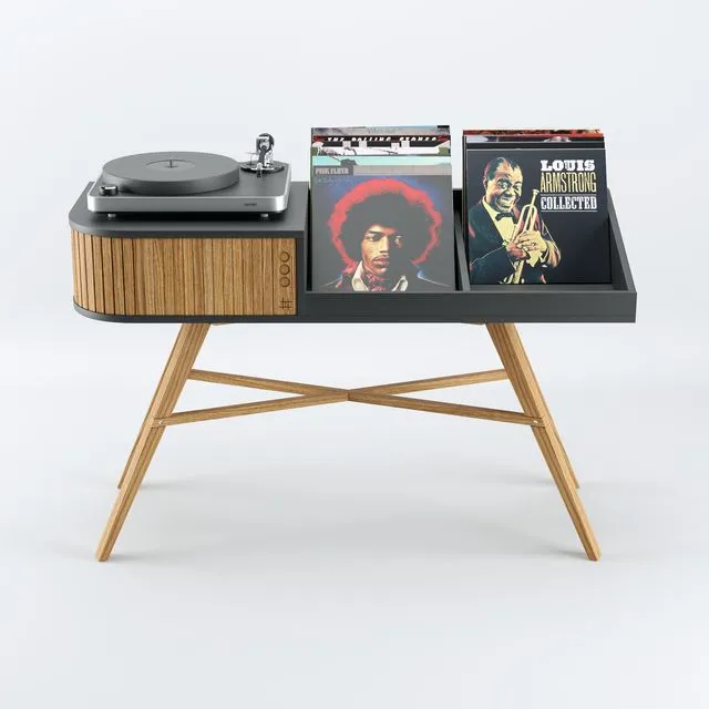 The Vinyl Table Hrdl 3D Model The Vinyl Table Hrdl 3D Model