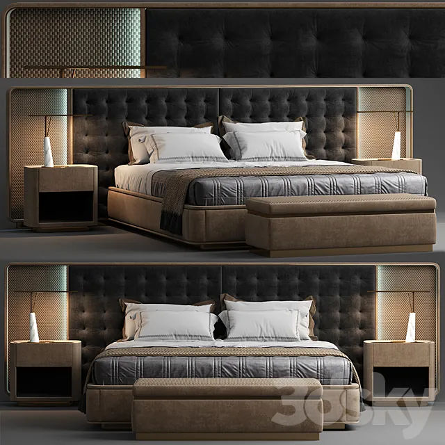 The visionnaire Ripley bed 3DModel