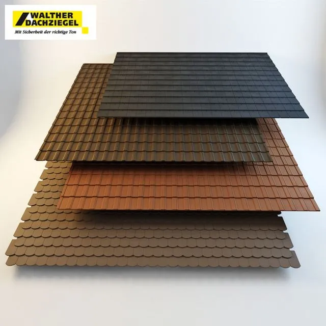 The Walther Dachziegel Tile 3D Model