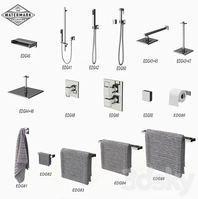 The Watermark collection EDGE series (Part 2) 3D Model The Watermark collection EDGE series (Part 2) 3D Model