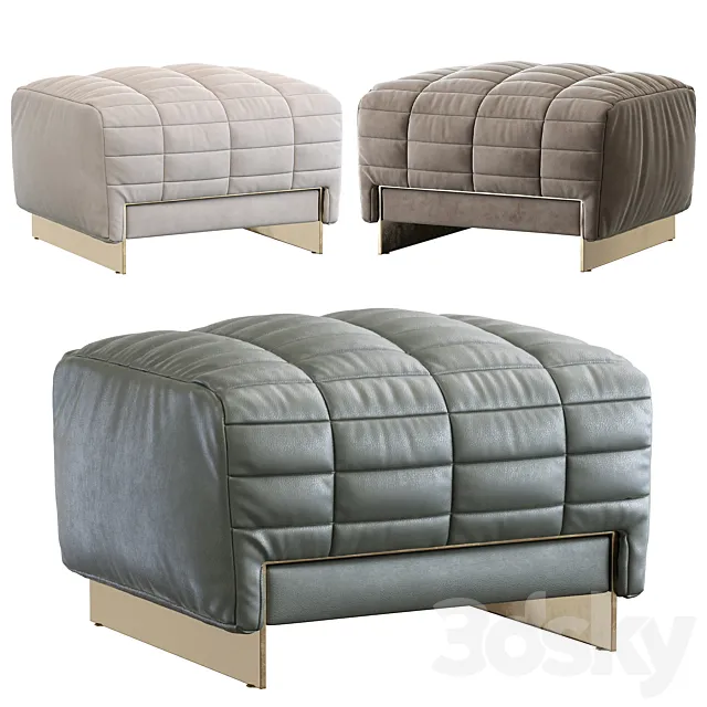 The Well Balanced Ottoman 3D Model