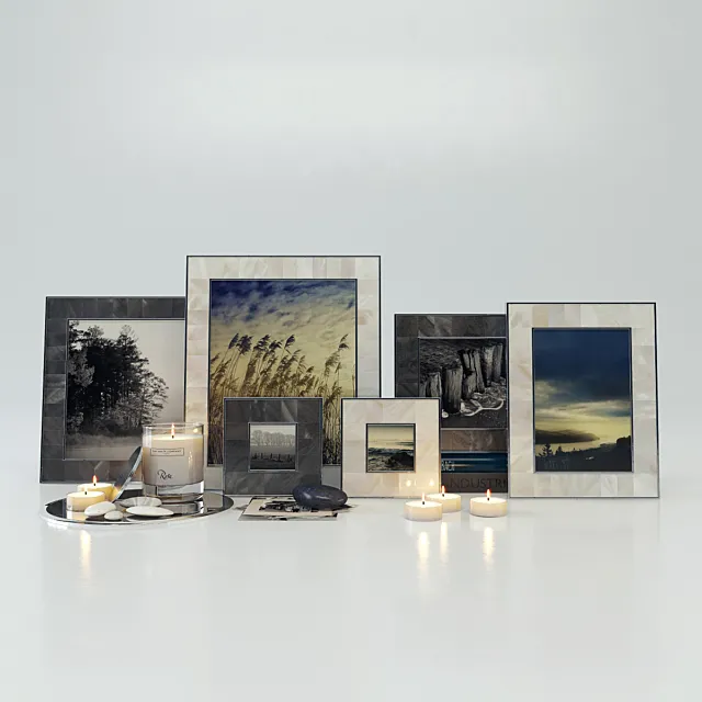 The White Comany decor set 3DModel The White Comany decor set 3DModel